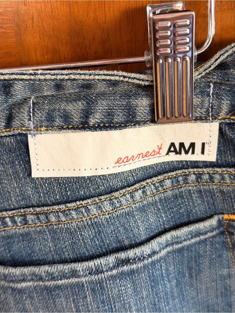 earnest sew Flare Jeans in Blue Waist 31 NWT - Picture 3 of 5